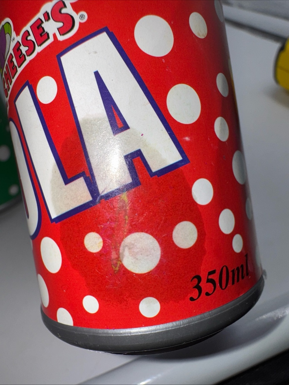 Chuck E Cheese 2005 Plastic Lemon & Cola Soda Can Toy About 3.5” Lot Of 2 - Picture 2 of 9